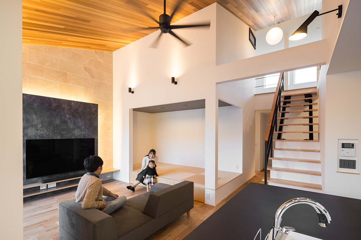 吹き抜けリビングのメリット