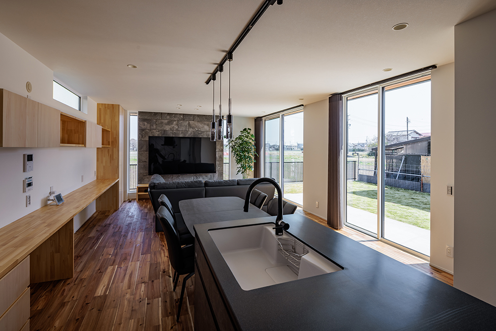 LDKでは大開口と組合せる