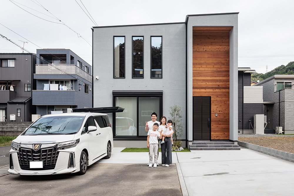 縦・横のラインを揃えてスッキリと